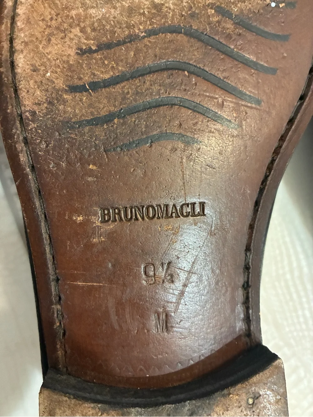 Brunomagli   Leather Bit Loafers for Men